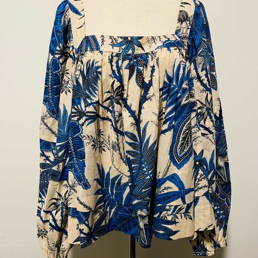 Banana Republic Blouse XXL Stampa print 100% cotton